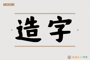 造字-字体家AI神笔