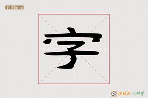 字-落性AI隶书
