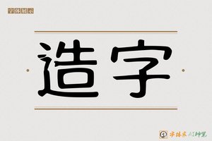 造字-字体家AI神笔