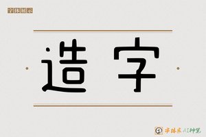 造字-说京AI特色创意