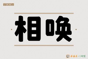 相唤-字体家AI神笔
