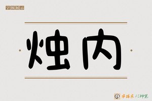 烛内-字体家AI神笔