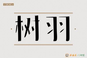 树羽-字体家AI神笔