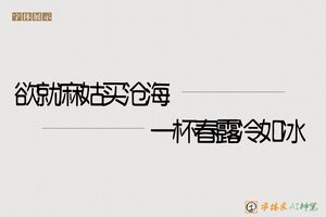 欲就麻姑买沧海一杯春露冷如冰-字体家AI神笔