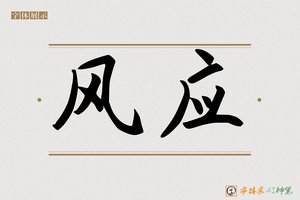 风应-字体家AI神笔
