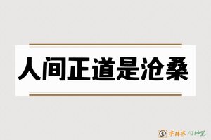 人间正道是沧桑-字体家AI神笔