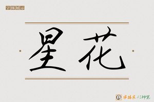 星花-字体家AI神笔