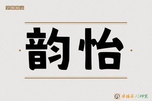 韵怡-字体家AI神笔