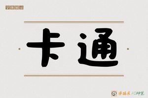 卡通-字体家AI神笔