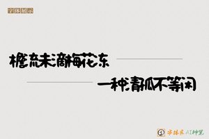 檐流未滴梅花冻一种清孤不等闲-字体家AI神笔