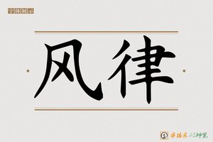 风律-字体家AI神笔