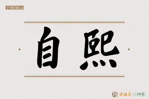 自熙-字体家AI神笔