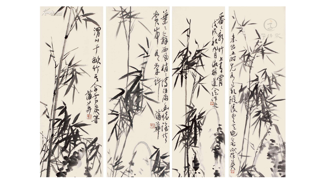 蒲华｜善画竹的晚清著名书画家_字体家