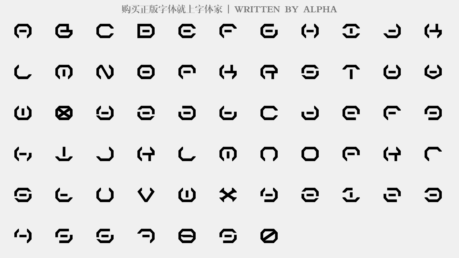 ALPHA免费字体下载 - 英文字体免费下载尽在字体家