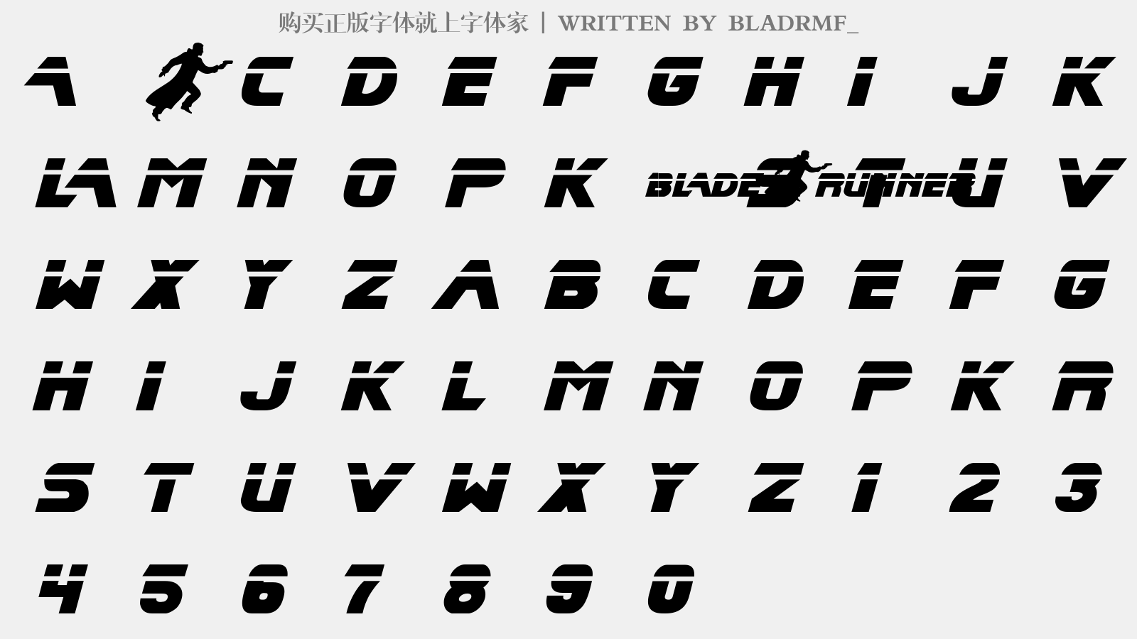 bladrmf_免費字體下載 - 英文字體免費下載盡在字體家