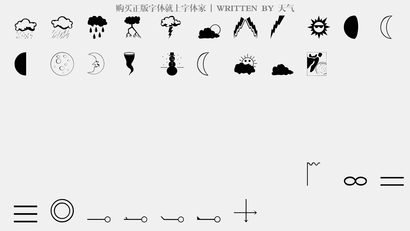 天气 - 大写字母/小写字母/数字