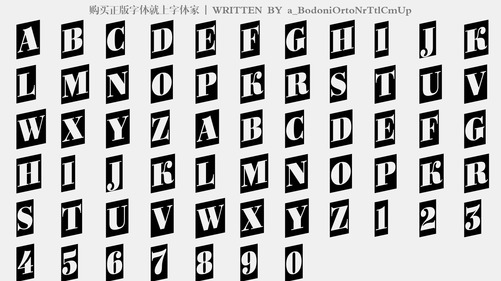 a_bodoniortonrttlcmup免費字體下載 - 英文字體免費下載盡在字體家