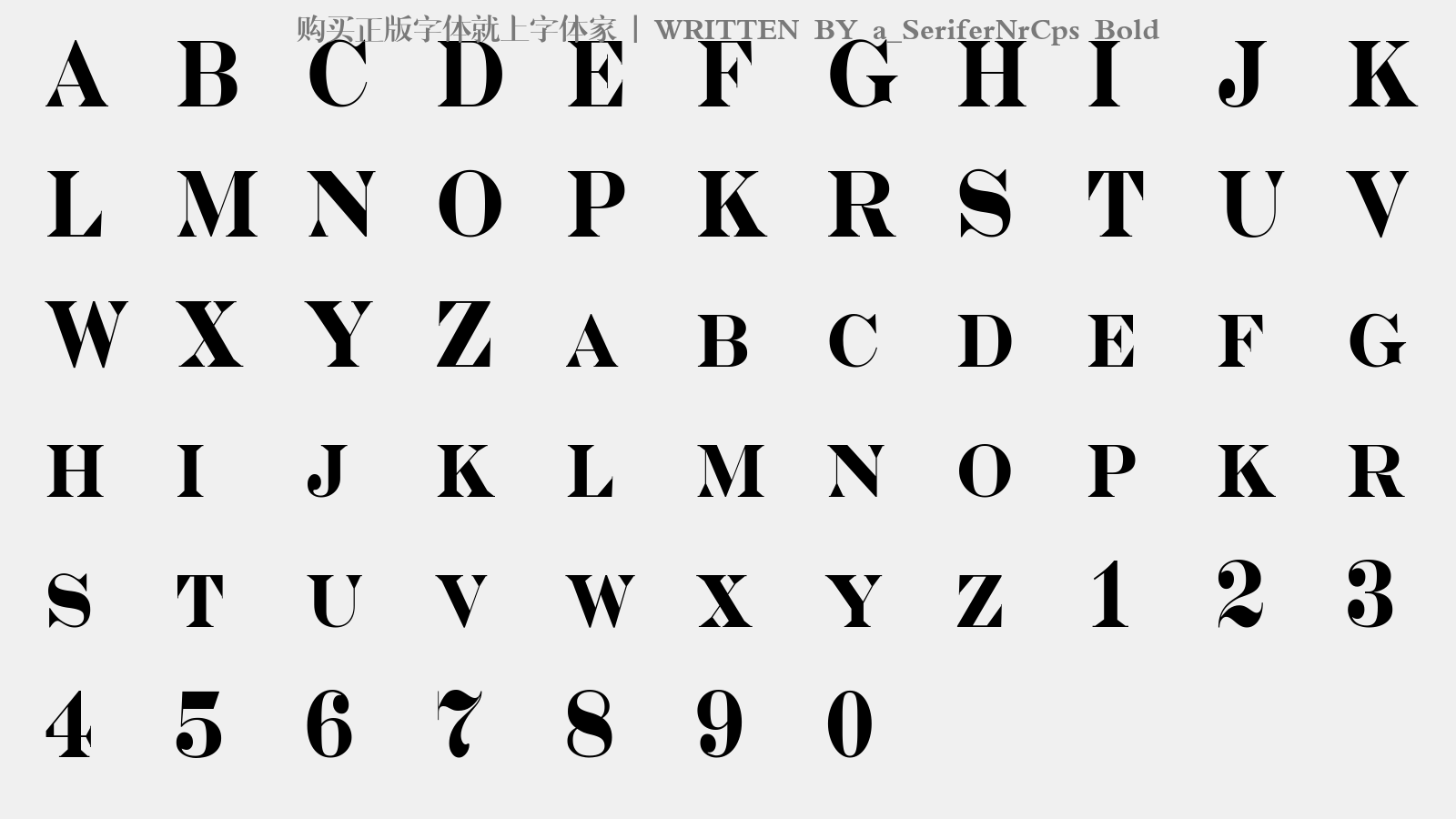 a_serifernrcps bold免费字体下载 - 英文字体免费下载尽在字体家