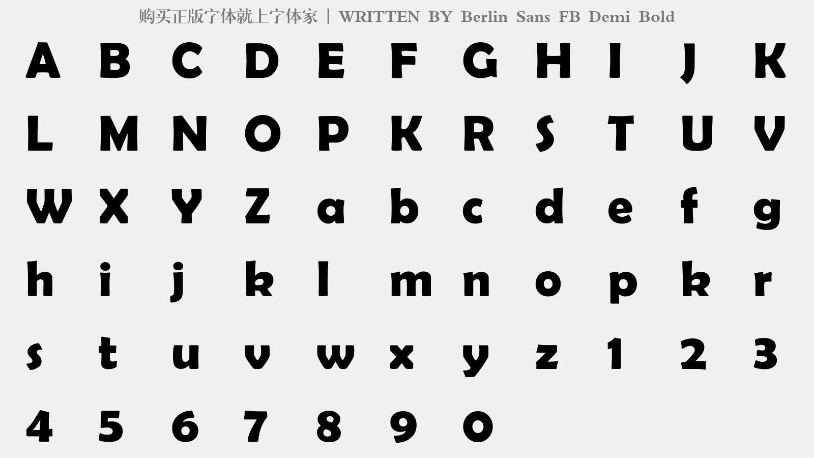 Berlin Sans FB Demi Bold免费字体下载 英文字体免费下载尽在字体家