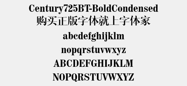 Century725BT-BoldCondensed