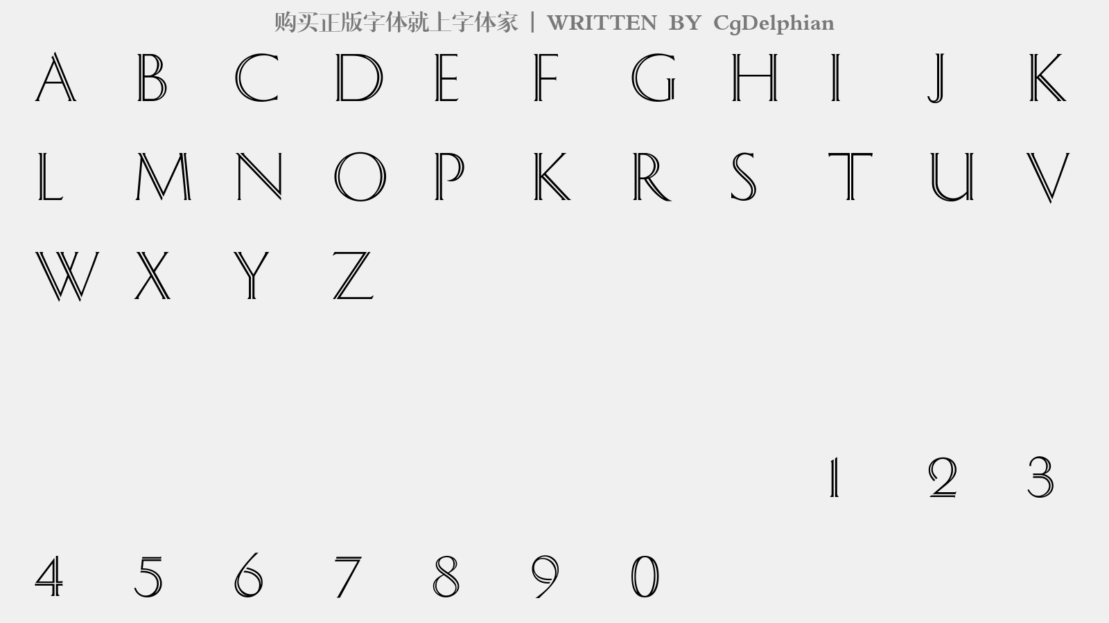 CgDelphian - 大写字母/小写字母/数字