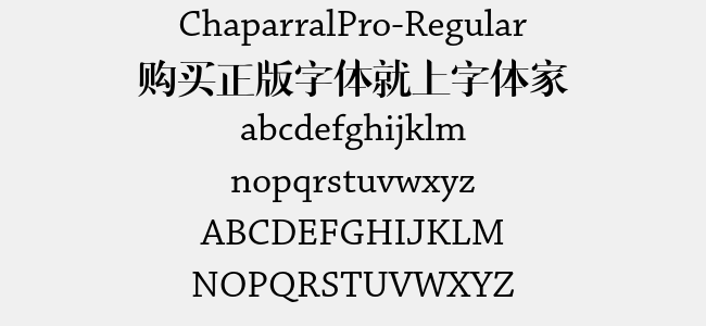 ChaparralPro-Regular
