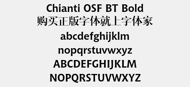 Chianti OSF BT Bold