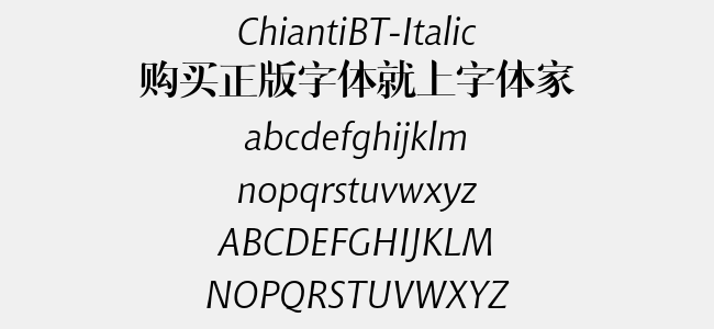 ChiantiBT-Italic