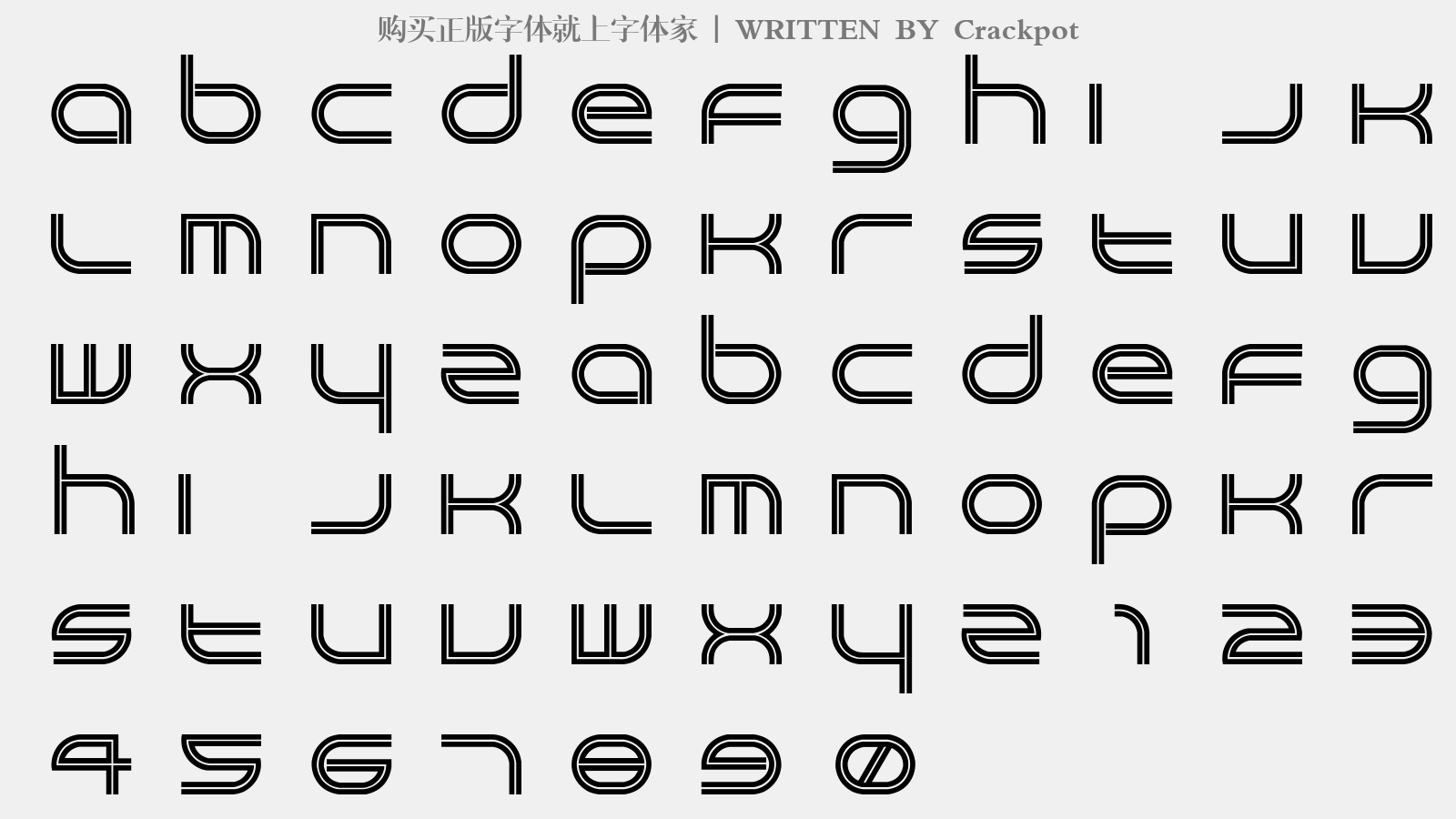 crackpot免费字体下载 - 英文字体免费下载尽在字体家