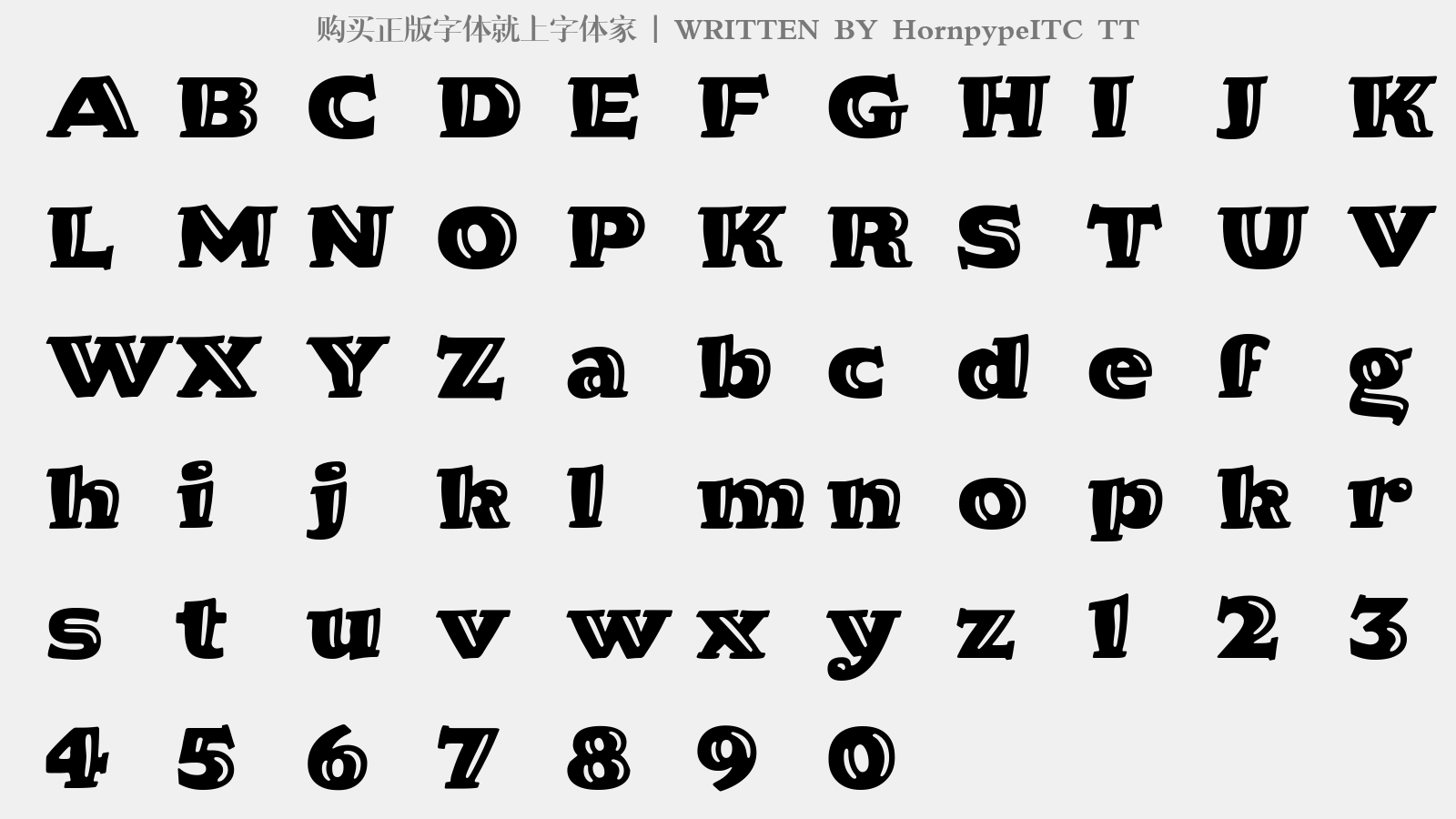 hornpypeitc tt - 大写字母/小写字母/数字