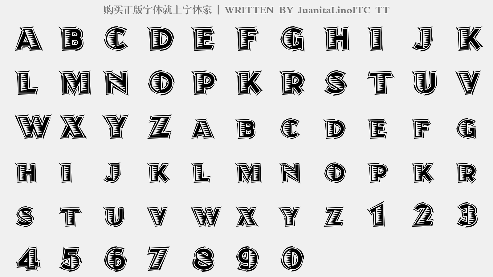 juanitalinoitc tt免费字体下载 - 英文字体免费下载尽在字体家