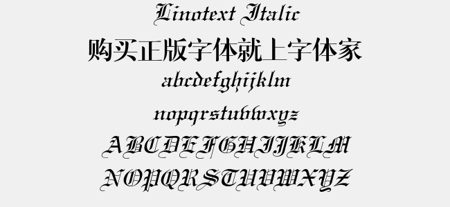 Linotext Italic
