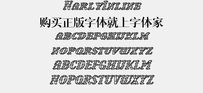 narlyinline免費字體下載 - 英文字體免費下載盡在字體家