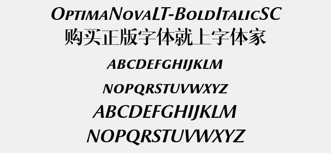 optimanovalt-bolditalicsc免費字體下載 - 英文字體免費下載盡在字體