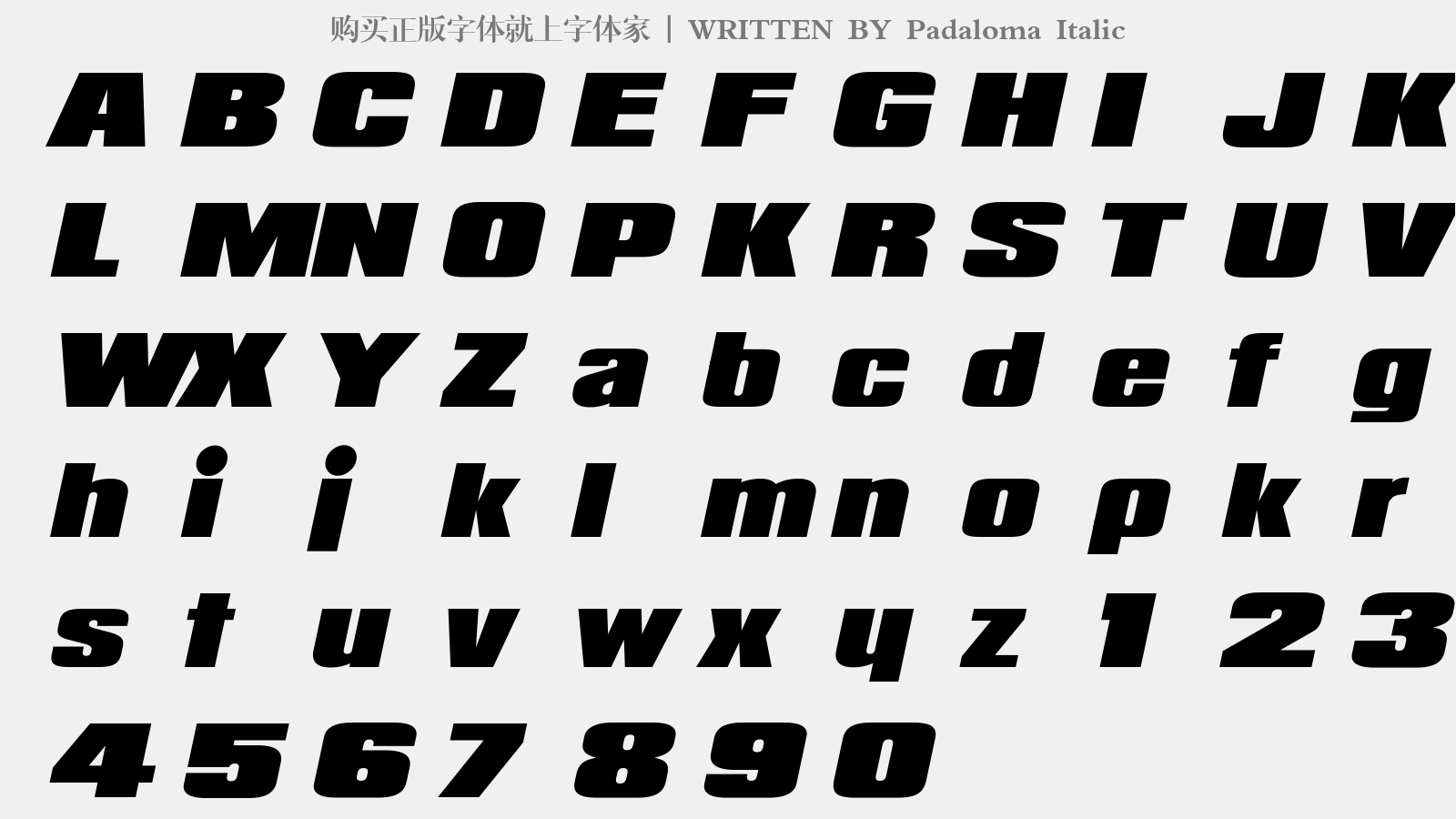 各种字母字体大全图片