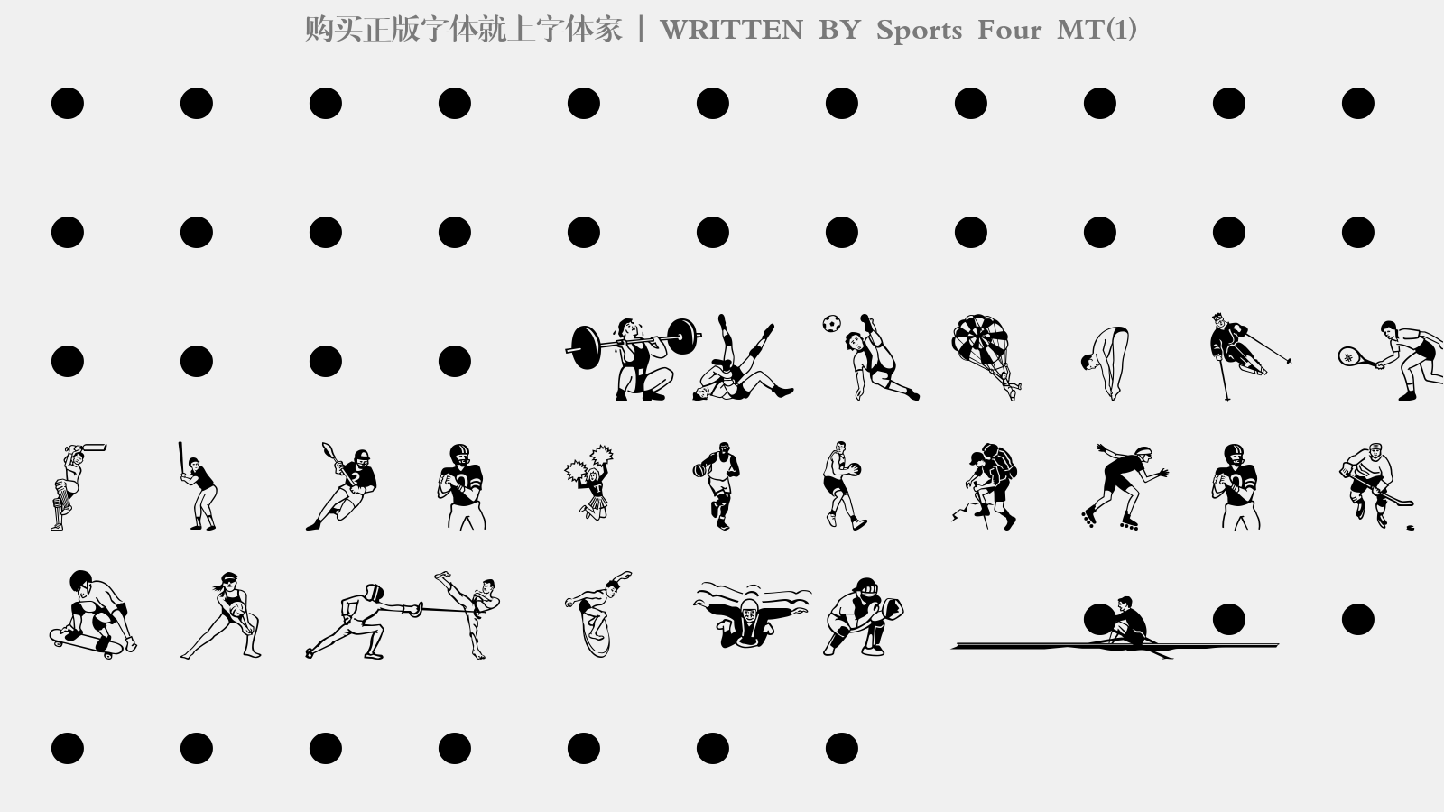 Sports Four MT(1)免费字体下载 图形字体免费下载尽在字体家