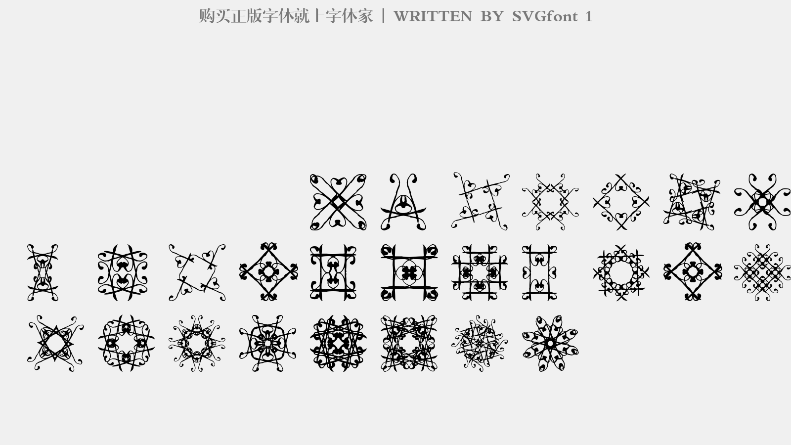 SVGfont 1免费字体下载 - 图形字体免费下载尽在字体家
