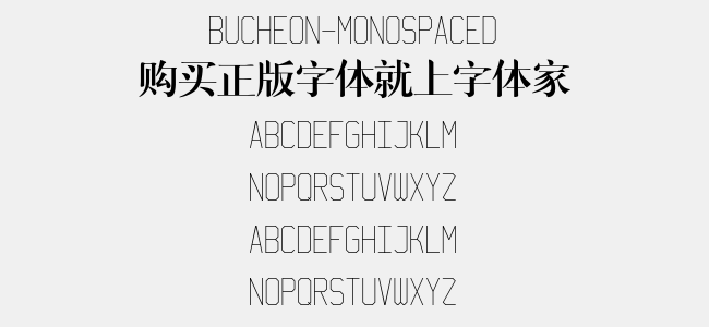 Bucheon-Monospaced