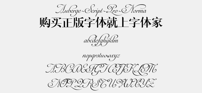 Script Norma Auberge-Script-Pro-Norma免费字体下载 - 英文字体免费下载尽在字体家