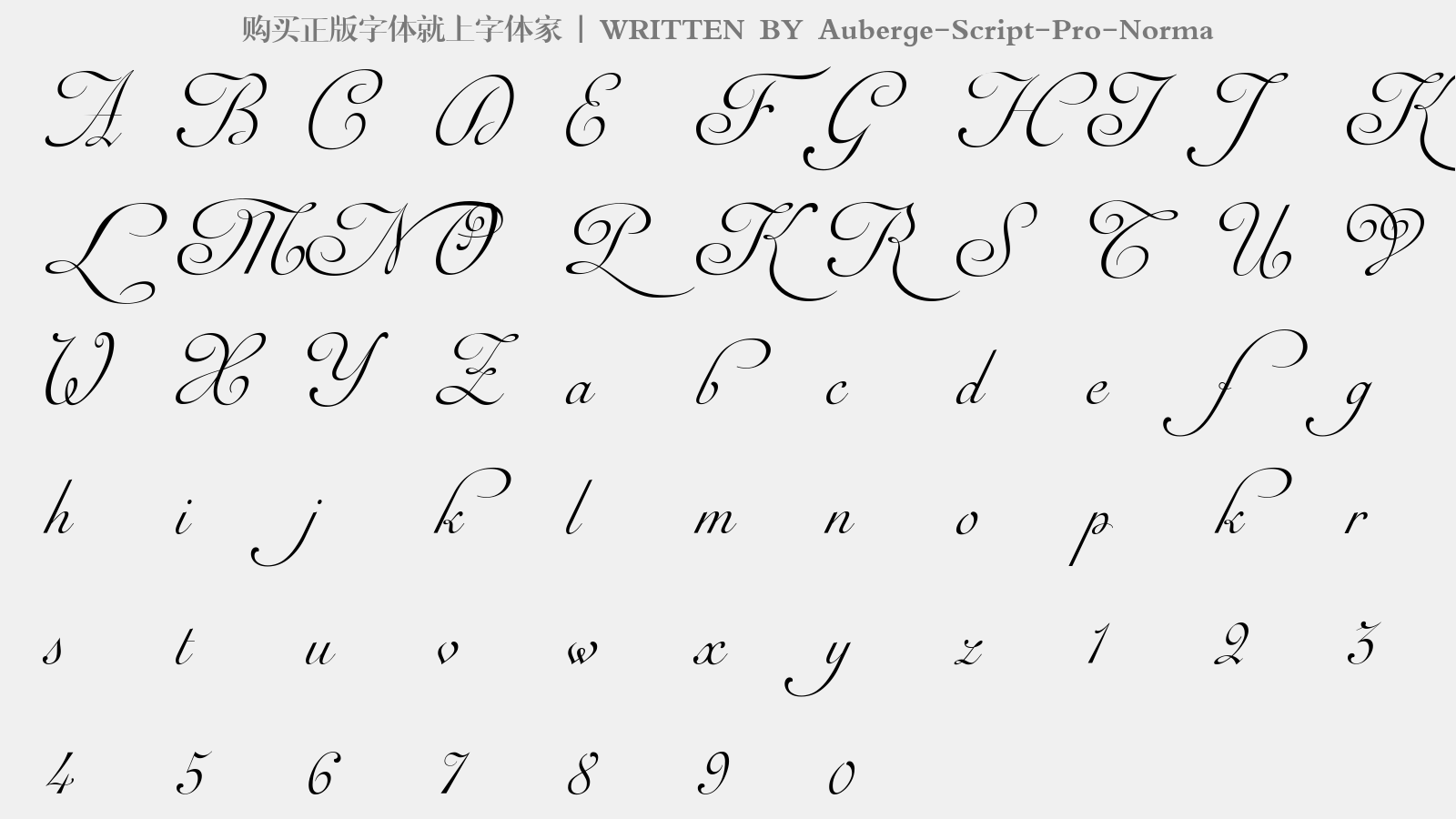 Auberge Script Auberge-Script-Pro-Norma免费字体下载 - 英文字体免费下载尽在字体家