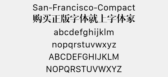 San-Francisco-Compact免费字体下载 - 英文字体免费下载尽在字体家