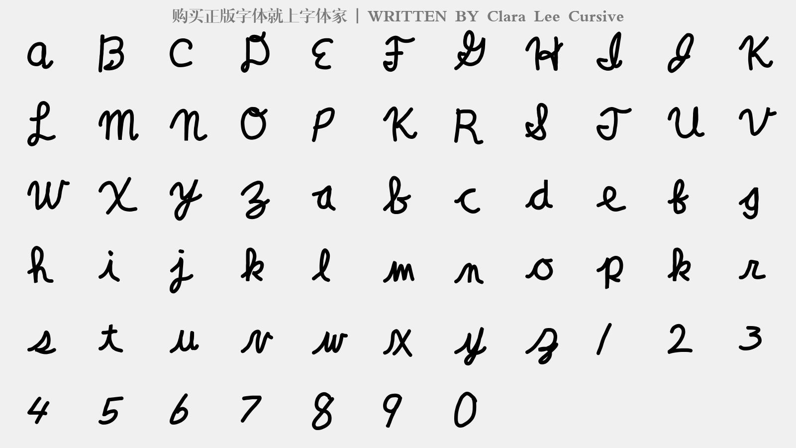 Clara In Cursive Clara Lee Cursive免费字体下载 - 英文字体免费下载尽在字体家