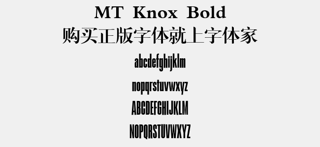 MT Knox Bold