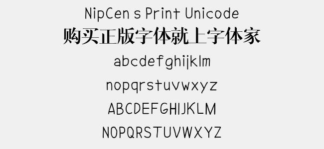 NipCen s Print Unicode
