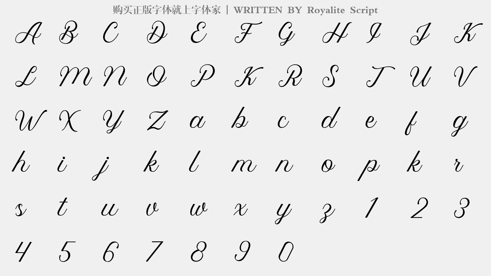 Roylite Script Royalite Script免费字体下载 - 英文字体免费下载尽在字体家