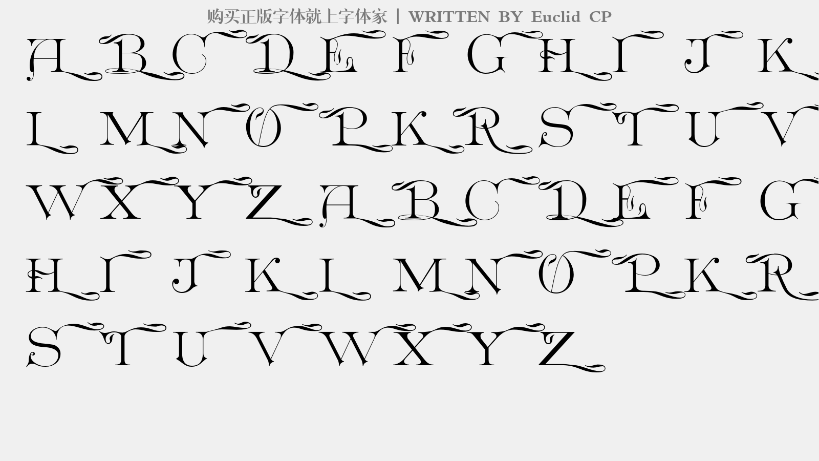 euclid cp免费字体下载 - 英文字体免费下载尽在字体家