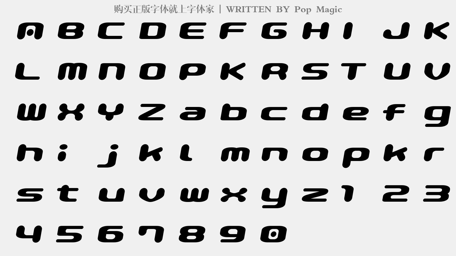 pop magic免费字体下载 - 英文字体免费下载尽在字体家
