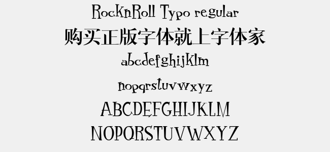 RocknRoll Typo regular