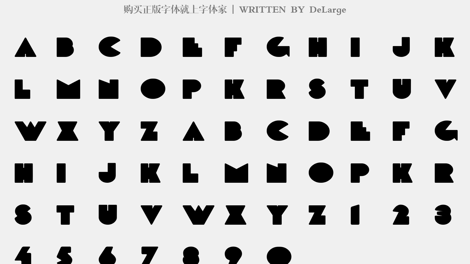 delarge免费字体下载 - 英文字体免费下载尽在字体家