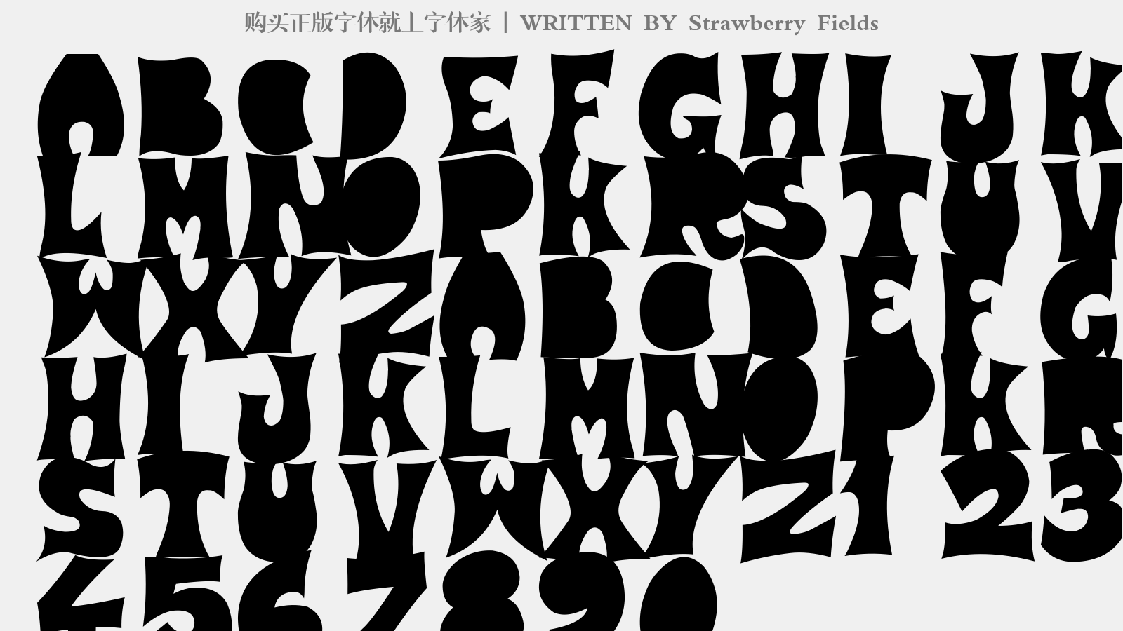 strawberry fields免费字体下载 - 英文字体免费下载尽在字体家